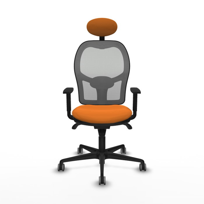 PIQUERAS Y CRESPO Silla de oficina Jorquera Naranja y Gris PIQUERAS Y CRESPO Silla de oficina Jorquera Naranja y Gris