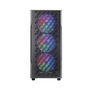 Mars Gaming Caja Mc - Geo ATX Mid-Tower con Ventana Cristal Templado Iluminación RGB