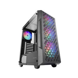 Mars Gaming Caja Mc - Geo ATX Mid-Tower con Ventana Cristal Templado Iluminación RGB