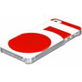 Wazzabee Carcasa Subkarma Serie 5 para iPhone 5/5S, Blanco y Rojo