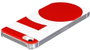 WAZZABEE Carcasa para iPhone 5 Colección Subkarma Serie 5, Rojo - WBSB-5S-RD