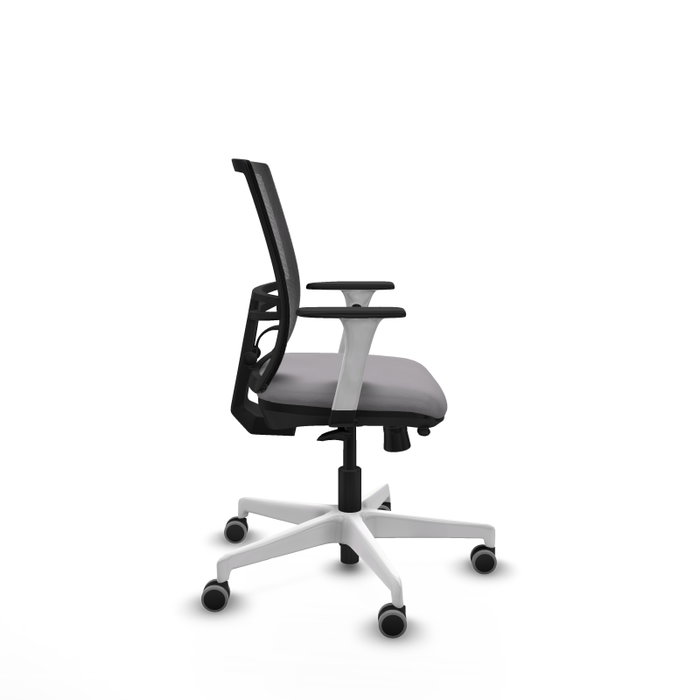 PIQUERAS Y CRESPO Silla de oficina Yunquera con mecanismo Sincro/Traslack, Gris y Negro PIQUERAS Y CRESPO Silla de oficina Yunquera con mecanismo Sincro/Traslack, Gris y Negro