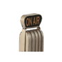 DKD Home Decor Decoración Metal Marrón 10x10x24