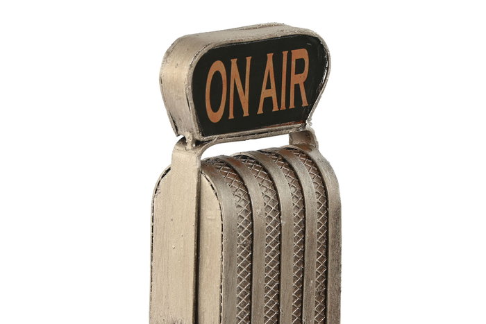 DKD Home Decor 10 x 24 x 10 cm Decoración Vintage Marron Plateado Metal DKD Home Decor 10 x 24 x 10 cm Decoración Vintage Marron Plateado Metal