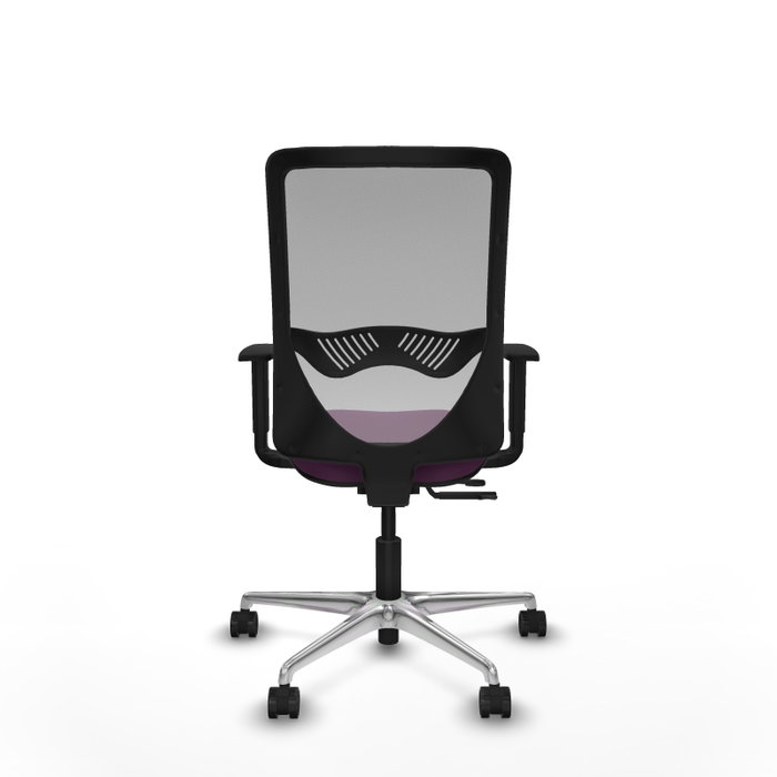 PIQUERAS Y CRESPO Silla de oficina Zulema con mecanismo Sincro/Traslack, Morado y Gris PIQUERAS Y CRESPO Silla de oficina Zulema con mecanismo Sincro/Traslack, Morado y Gris