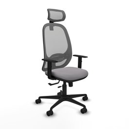 PIQUERAS Y CRESPO Silla de oficina Cilanco Gris con mecanismo Sincro/Traslack