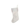 DKD Home Decor Calcetín de Poliéster 25x2x50 Crema y Rojo