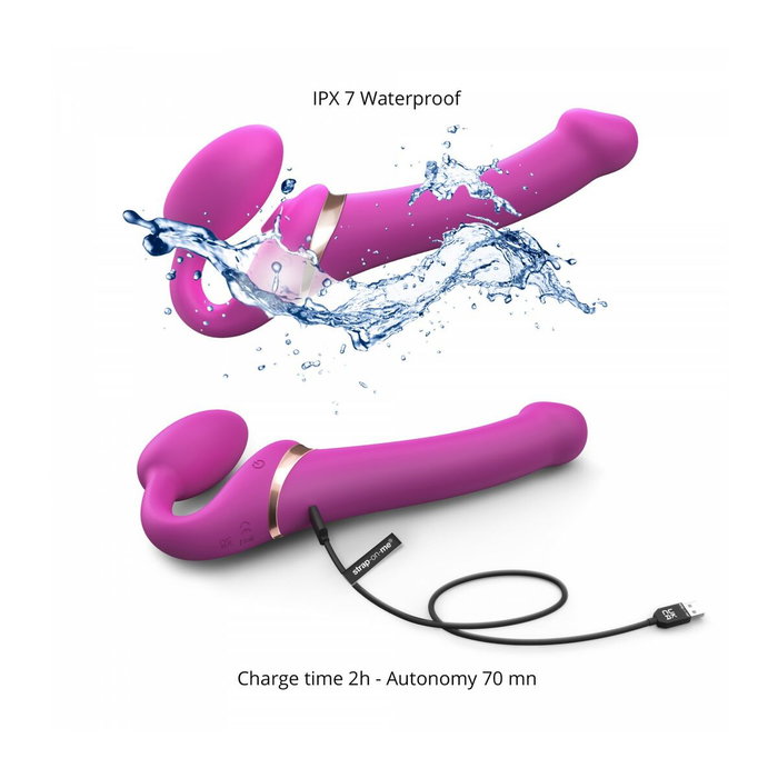 Vibrador Strap-on-me 6017425 Rosa Vibrador Strap-on-me 6017425 Rosa