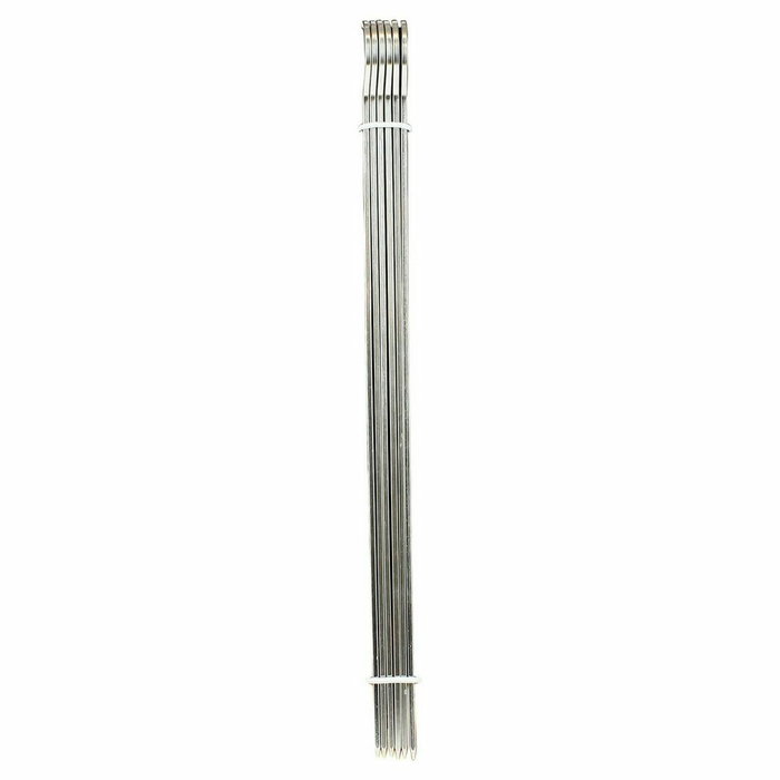 Set de Pinchos para Barbacoa Algon Metal 6 Piezas (24 Unidades) (35 x 2,5 mm)