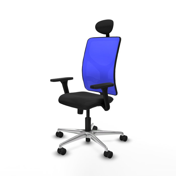 PIQUERAS Y CRESPO Silla de oficina Motilla con mecanismo Sincro, Azul y Negro PIQUERAS Y CRESPO Silla de oficina Motilla con mecanismo Sincro, Azul y Negro
