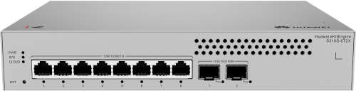 Huawei S310S-8T2X - Switch Gestionado L2+ con 8 Puertos Gigabit Ethernet, 2 Ranuras SFP, Montaje en Rack 1U, Color Gris