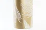 DKD Home Decor Jarrón Tropical Dorado Crema Metal 21 x 71 x 21 cm