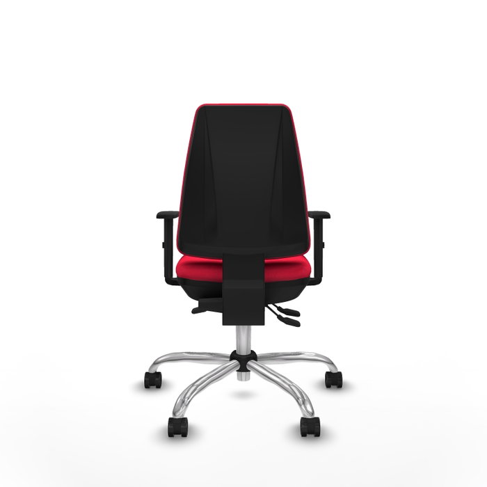 PIQUERAS Y CRESPO Silla de oficina Elche Roja con mecanismo Asincro PIQUERAS Y CRESPO Silla de oficina Elche Roja con mecanismo Asincro