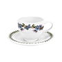 Portmeirion Taza Café con Plato Botanic Garden 100 Ml (6 Unidades) Porcelana