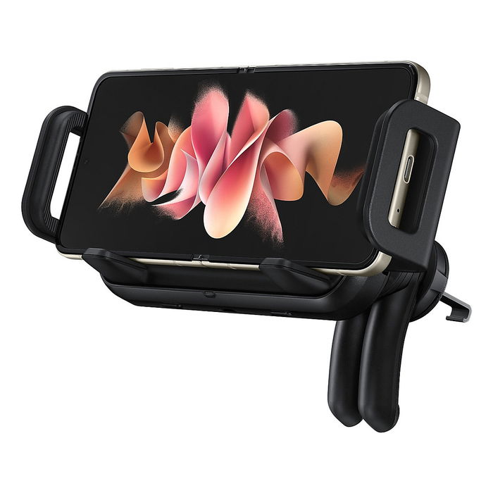 Samsung EP-H5300 Cargador Inalámbrico para Coche con Soporte, Negro