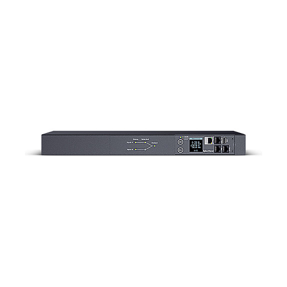 CyberPower PDU44004 PDU Gestionado Conmutado, ATS Monofásico 12A, 12 Salidas (C13/C19), 1U Rack, 3.05 m, CE