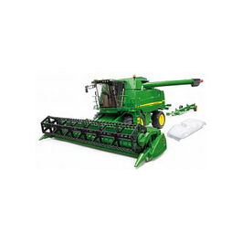 Bruder 02132 Vehículo de Juguete a Escala 1:16 para Exterior/Interior - 4 Años+ - Plástico, Verde, Amarillo