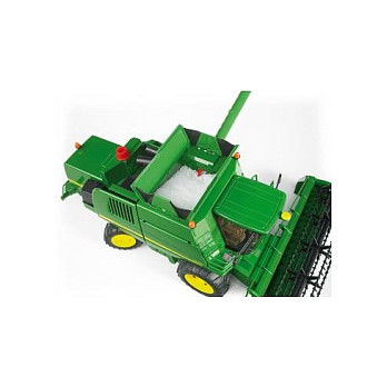 Bruder 02132 Vehículo de Juguete a Escala 1:16 para Exterior/Interior - 4 Años+ - Plástico, Verde, Amarillo