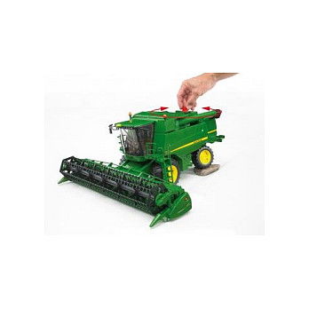 Bruder 02132 Vehículo de Juguete a Escala 1:16 para Exterior/Interior - 4 Años+ - Plástico, Verde, Amarillo