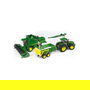 Bruder 02132 Vehículo de Juguete a Escala 1:16 para Exterior/Interior - 4 Años+ - Plástico, Verde, Amarillo