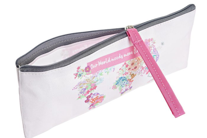 DKD Home Decor Estuche Azul Rosa 2.5 x 9.5 x 22.5 cm (12 Unidades)