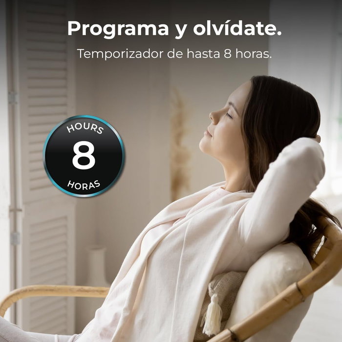 Cecotec Humidificador PureAroma 3000 10L 10W Bluetooth Altavoz LED 3 modos blanco