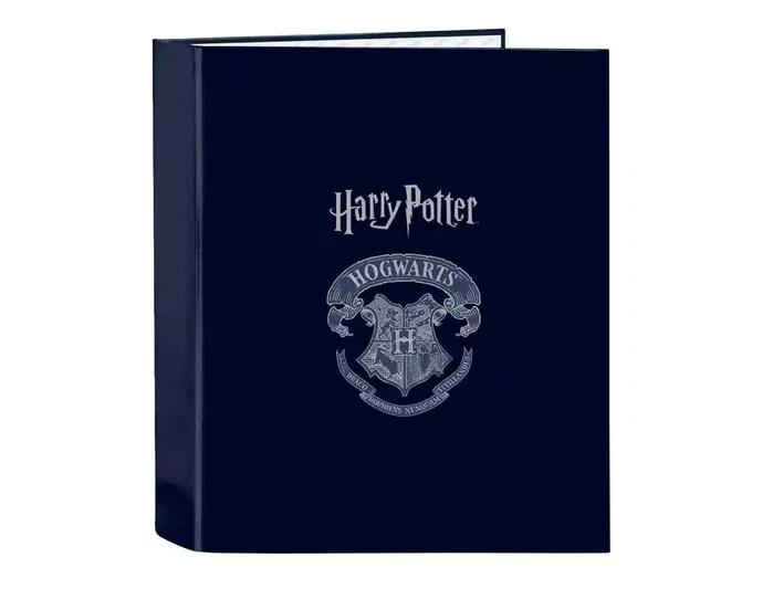 Safta Carpeta Harry Potter Captain de 4 Anillas con Lomo Ancho