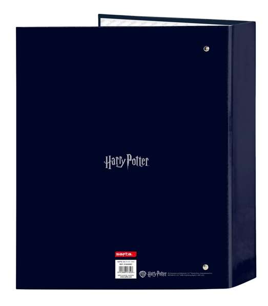 Carpeta de anillas Harry Potter Captain Azul marino A4 27 x 33 x 6 cm