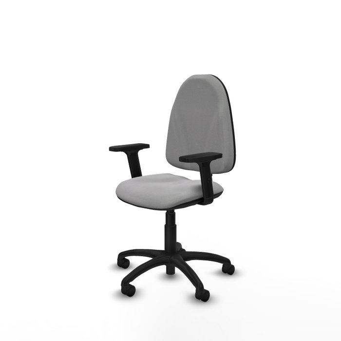 PIQUERAS Y CRESPO Silla de oficina Algarra, Gris claro