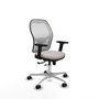 PIQUERAS Y CRESPO Silla de oficina Jorquera Blanco con mecanismo Sincro/Traslack