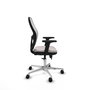 PIQUERAS Y CRESPO Silla de oficina Jorquera Blanco con mecanismo Sincro/Traslack
