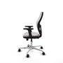 PIQUERAS Y CRESPO Silla de oficina Jorquera Blanco con mecanismo Sincro/Traslack