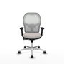 PIQUERAS Y CRESPO Silla de oficina Jorquera Blanco con mecanismo Sincro/Traslack