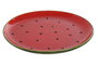 DKD Home Decor Plato de Gres Sandía Rojo y Verde Fruits 24