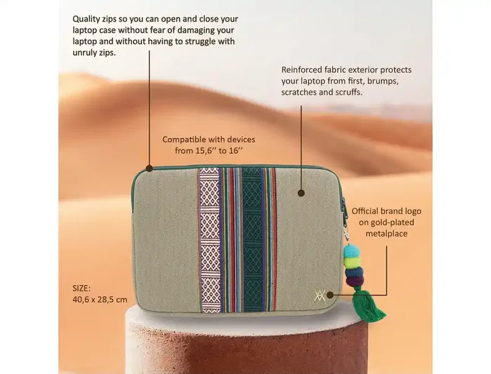 Wondee Funda para Portátil Vam Vam Casablanca 16 pulgadas Wondee Funda para Portátil Vam Vam Casablanca 16 pulgadas