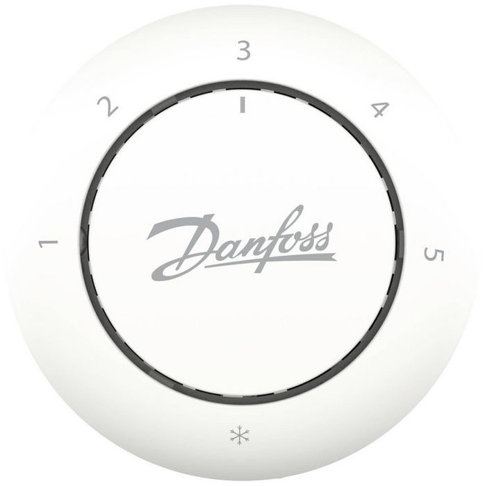 Danfoss RA/V, BIS Termostato Inteligente para Calefacción con Sensor Incorporado y Rango 7-28°C