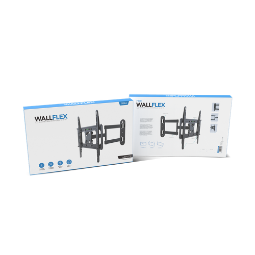 Nox Lite Wall Flex Soporte de Pared para TV y Monitor 23-55'' Negro Nox Lite Wall Flex Soporte de Pared para TV y Monitor 23-55'' Negro