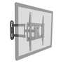 Nox Lite Wall Flex Soporte de Pared para TV y Monitor 23-55'' Negro