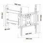 Nox Lite Wall Flex Soporte de Pared para TV y Monitor 23-55'' Negro