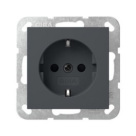 GIRA 445328 Schuko SH System 55 Antracita