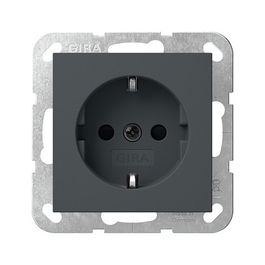 GIRA 445328 SCHUKO System 55 Anthrazit 250V 16A 32mm