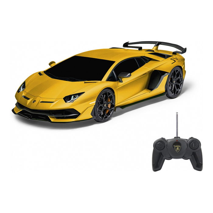 Jamara Lamborghini Aventador SVJ Coche Radio Control 1:24 a Escala, Amarillo, Motor Eléctrico, 6+ Años Jamara Lamborghini Aventador SVJ Coche Radio Control 1:24 a Escala, Amarillo, Motor Eléctrico, 6+ Años