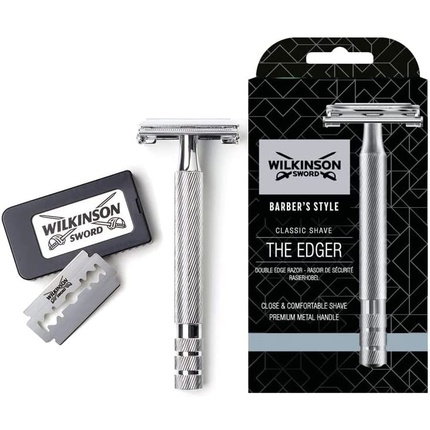 Wilkinson Double Edge Razor máquina + 6 hojas de recambio Wilkinson Double Edge Razor máquina + 6 hojas de recambio