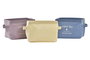 DKD Home Decor Cesta Moderno Urban Azul Amarillo Granate Lienzo (12 Unidades)