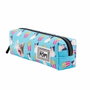 Oh My Pop Estuche Portatodo Cuadrado HS Angry Cat Turquesa