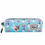 Oh My Pop Estuche Portatodo Cuadrado HS Angry Cat Turquesa