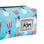 Oh My Pop Estuche Portatodo Cuadrado HS Angry Cat Turquesa