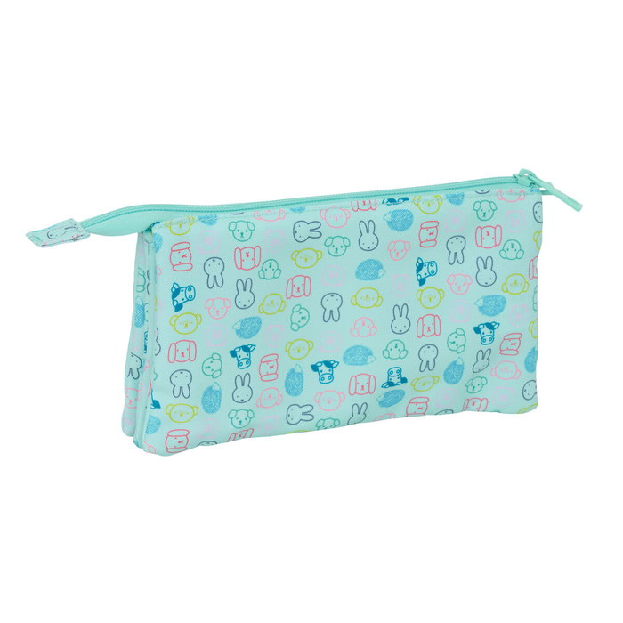 Safta Portatodo Triple Miffy Friends Reciclado y Repelente al Agua Safta Portatodo Triple Miffy Friends Reciclado y Repelente al Agua