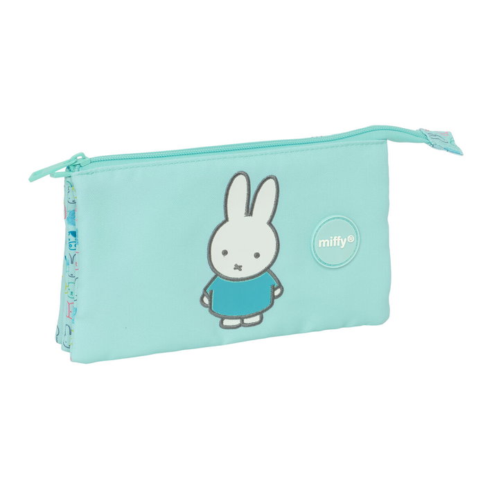 Safta Portatodo Triple Miffy Friends Reciclado y Repelente al Agua Safta Portatodo Triple Miffy Friends Reciclado y Repelente al Agua