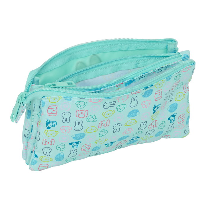 Safta Portatodo Triple Miffy Friends Reciclado y Repelente al Agua Safta Portatodo Triple Miffy Friends Reciclado y Repelente al Agua